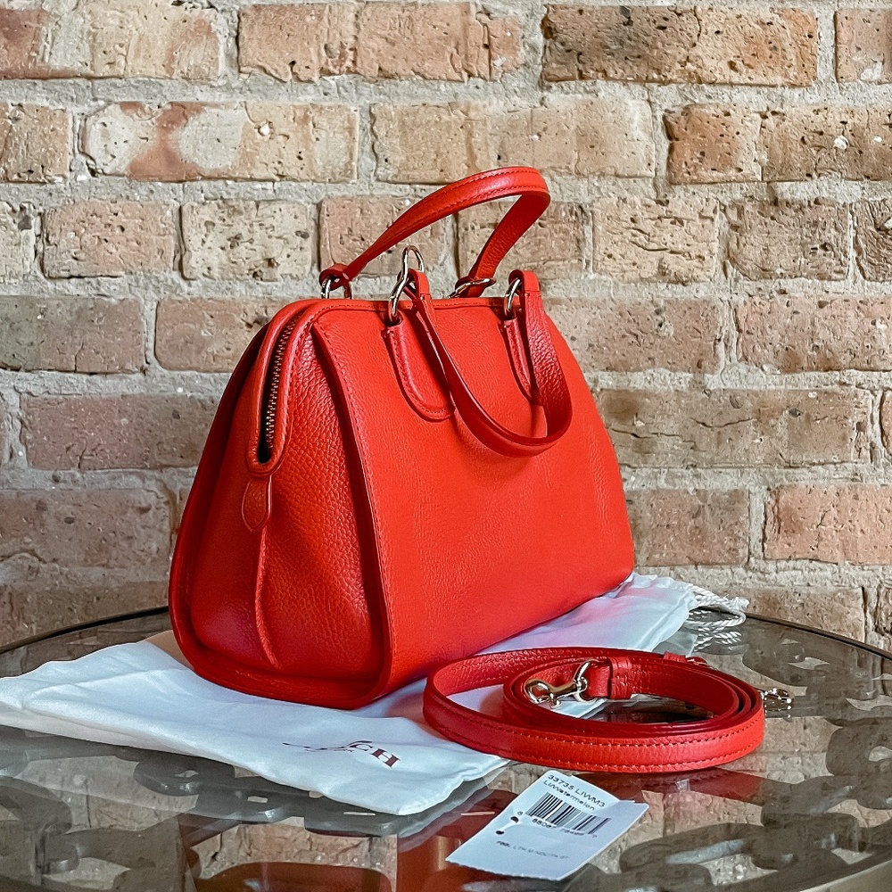 Coach Red Leather Handbag - Picture 12 of 15